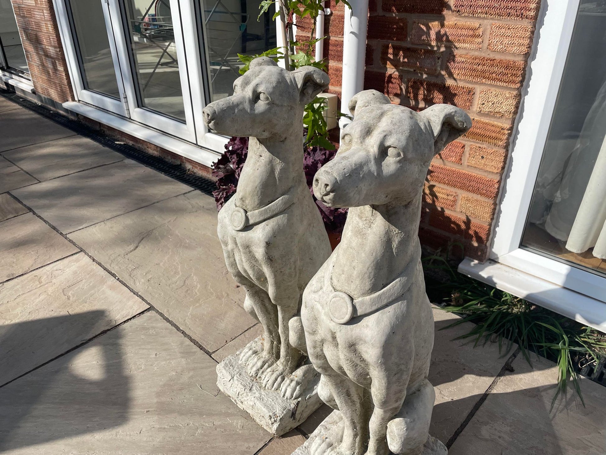 Greyhound Statue Set - Backyard Bliss
