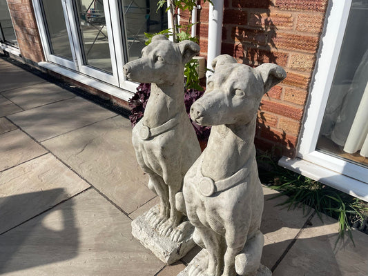 Greyhound Statue Set - Backyard Bliss