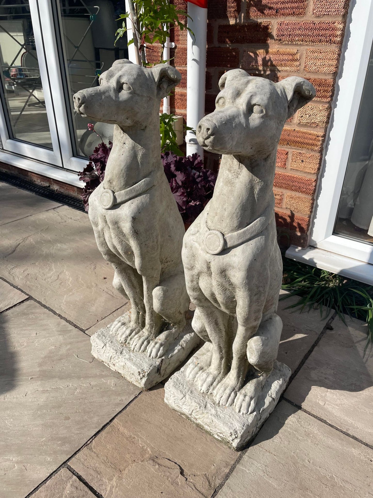 Greyhound Statue Set - Backyard Bliss