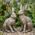 Henry & Harriet Hares | Garden Statue