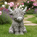 Highland Cow Stone Garden Statue