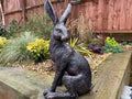 Large March Hare Garden Ornament