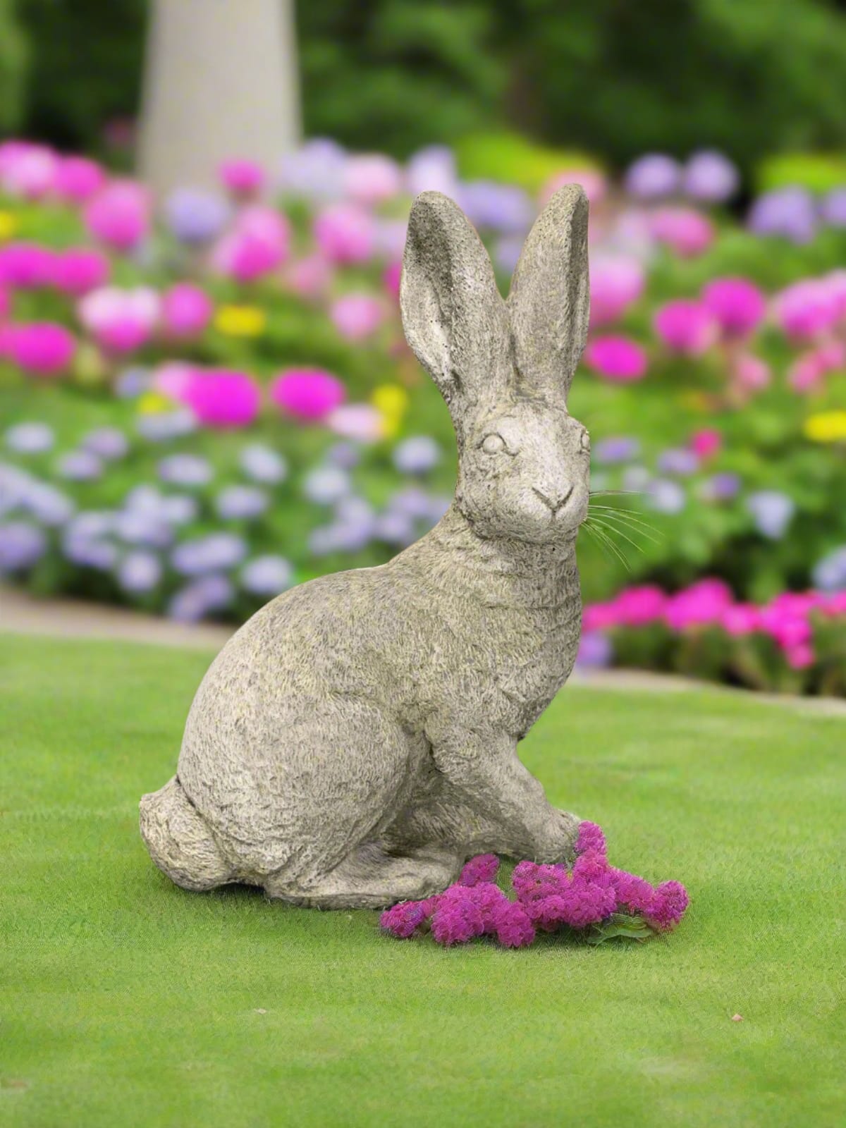 Large March Hare Statue - Backyard Bliss