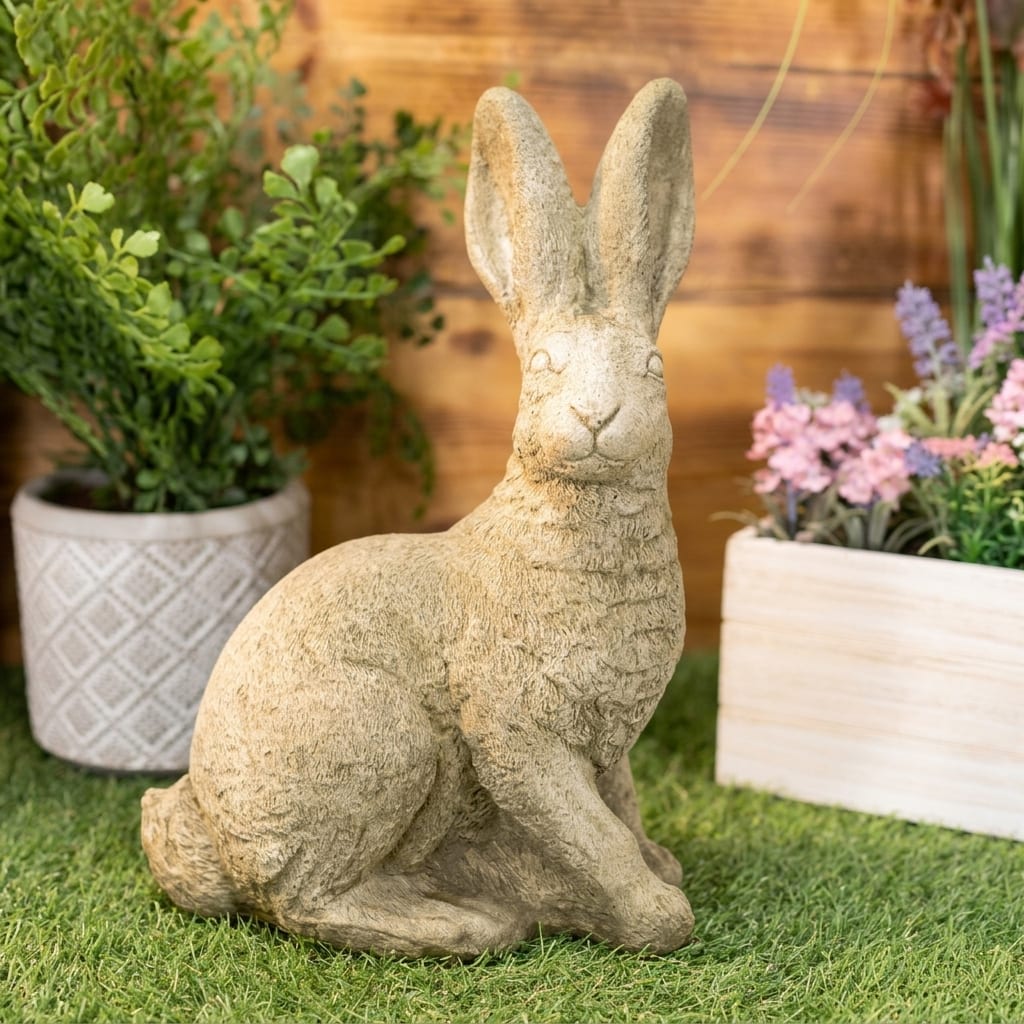 Large March Hare Statue