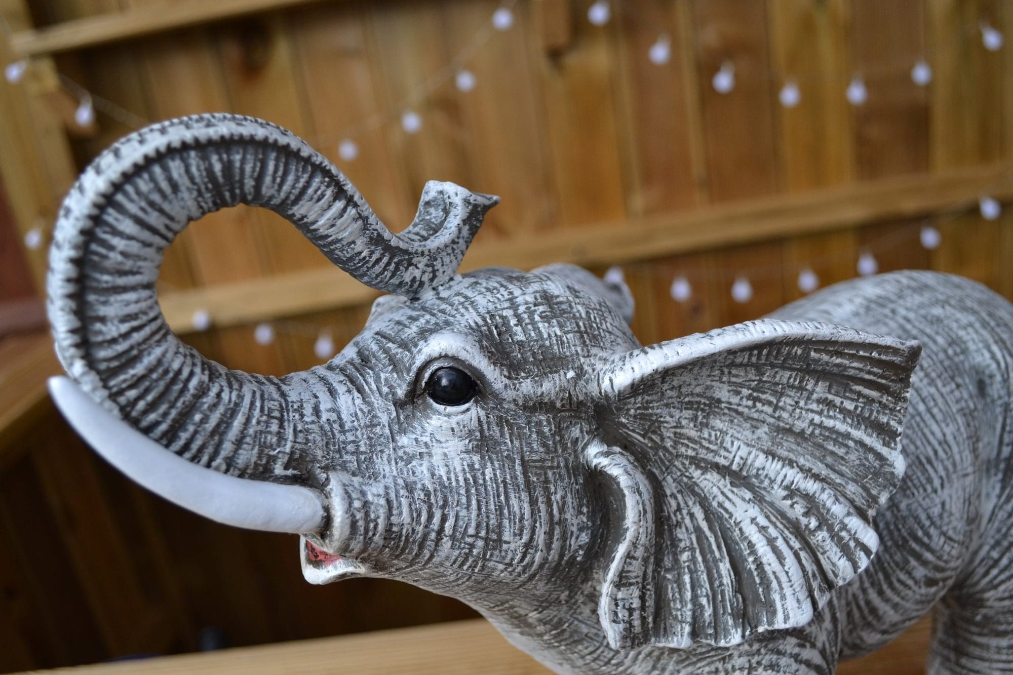 Lucky Light Grey Elephant - Backyard Bliss