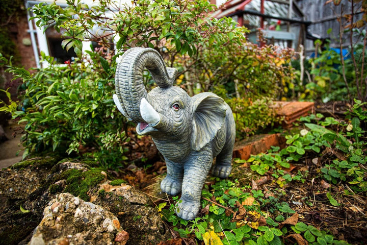 Lucky the African Elephant Garden Ornament