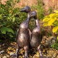 Pair of Mini Ducks Garden Ornaments