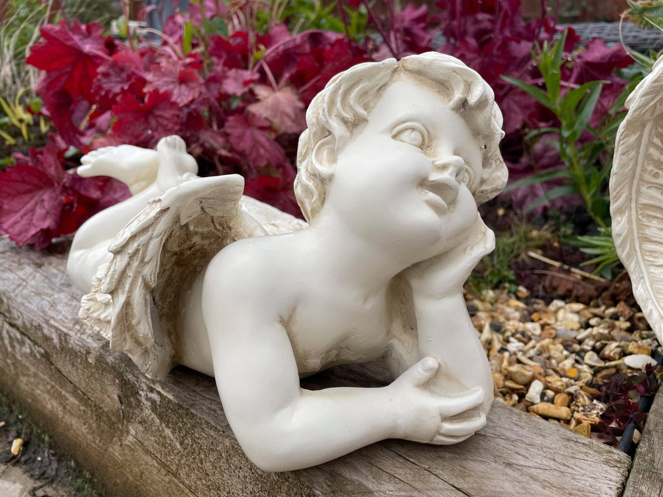 Pair of Angelic Cherubs - Backyard Bliss