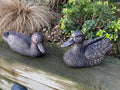 Pair of Bronze Ducks Garden Ornament