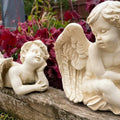 Pair of Angelic Cherubs | Garden Statue