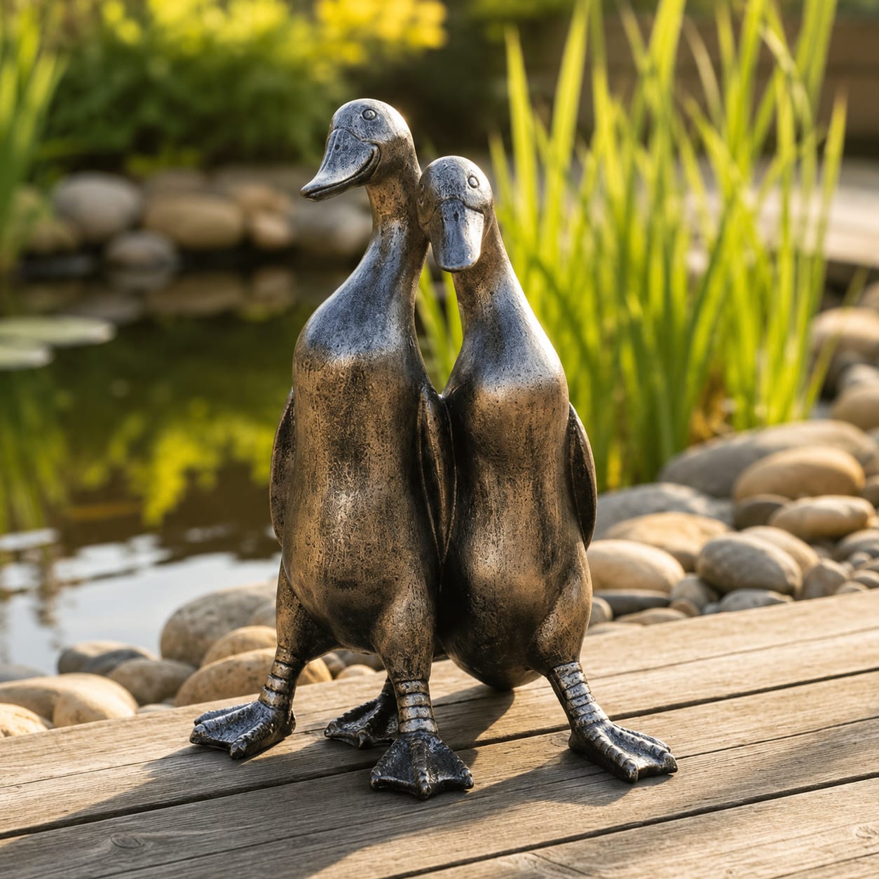 Pair of Ducks Garden Ornaments
