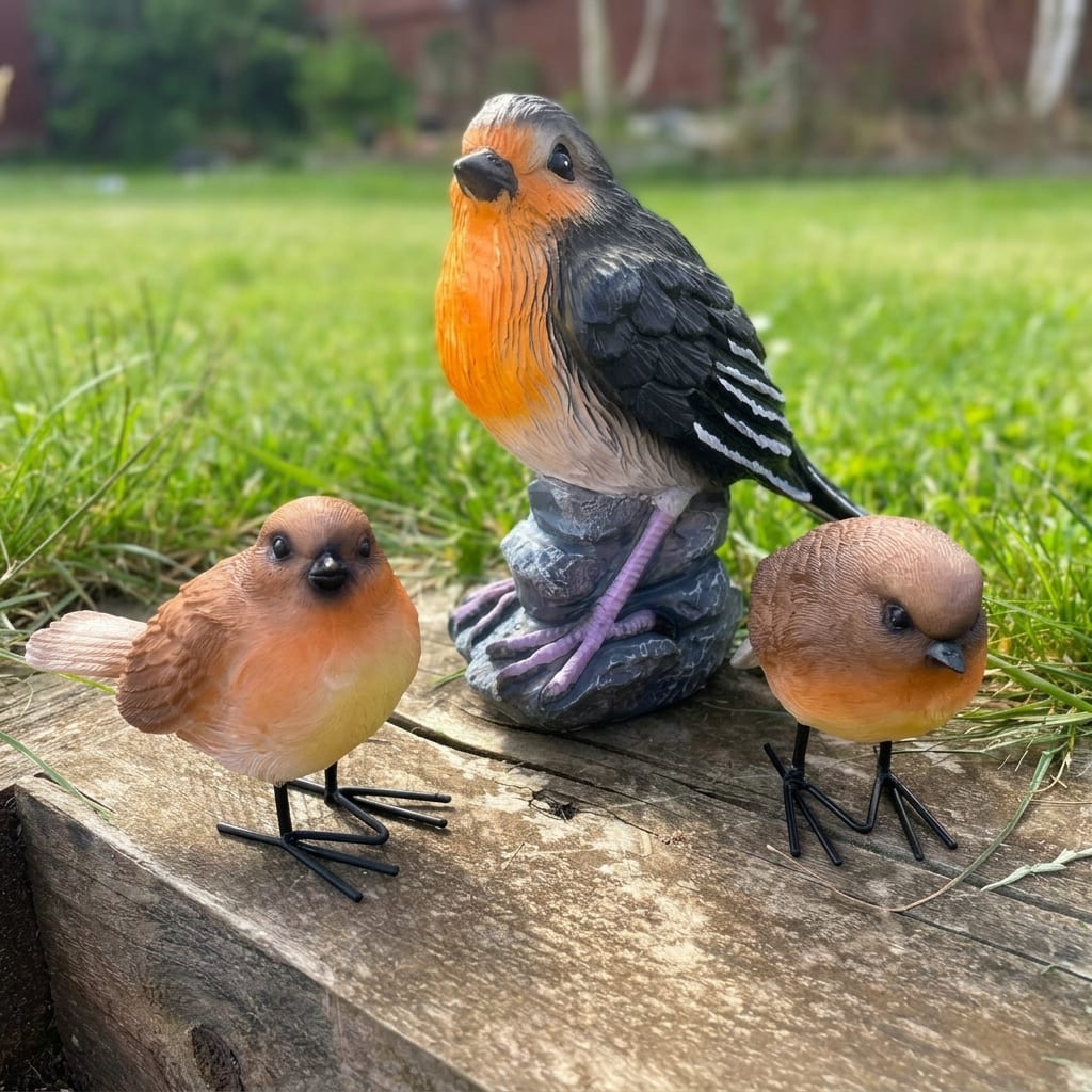 Radiant Robins | Garden Statue