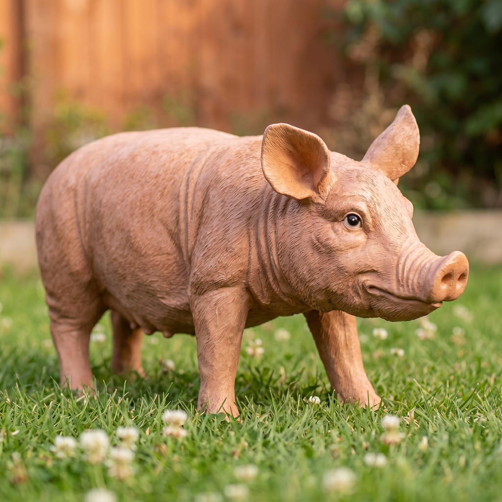 Rasher the Pig Garden Ornament