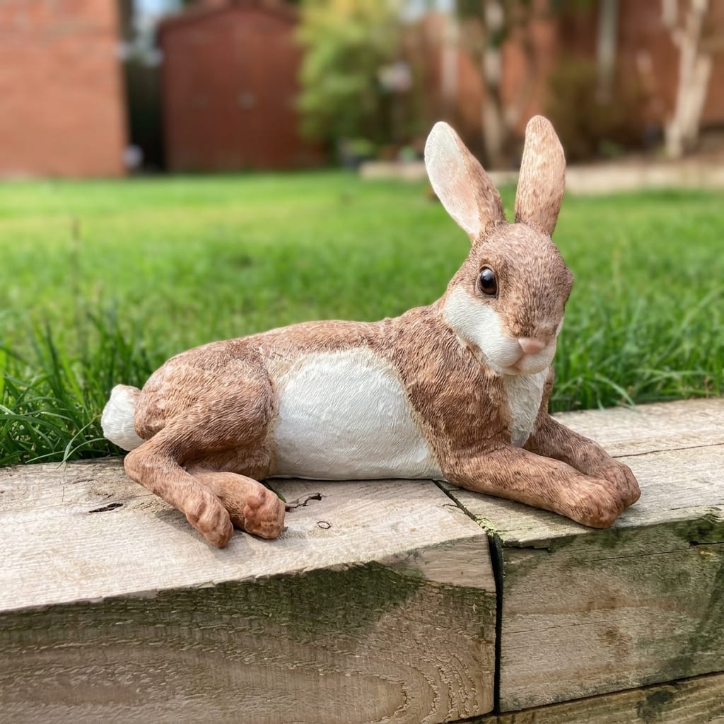 Relaxing Rabbit | Garden Statue