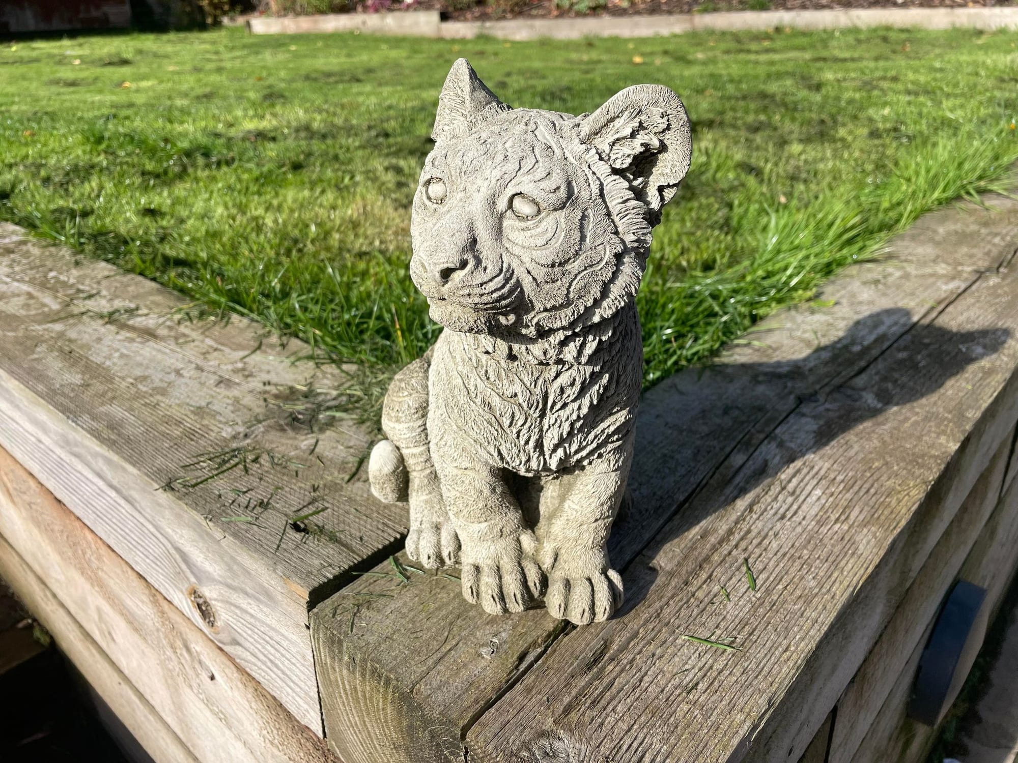 Tiger Cub Statue - Backyard Bliss
