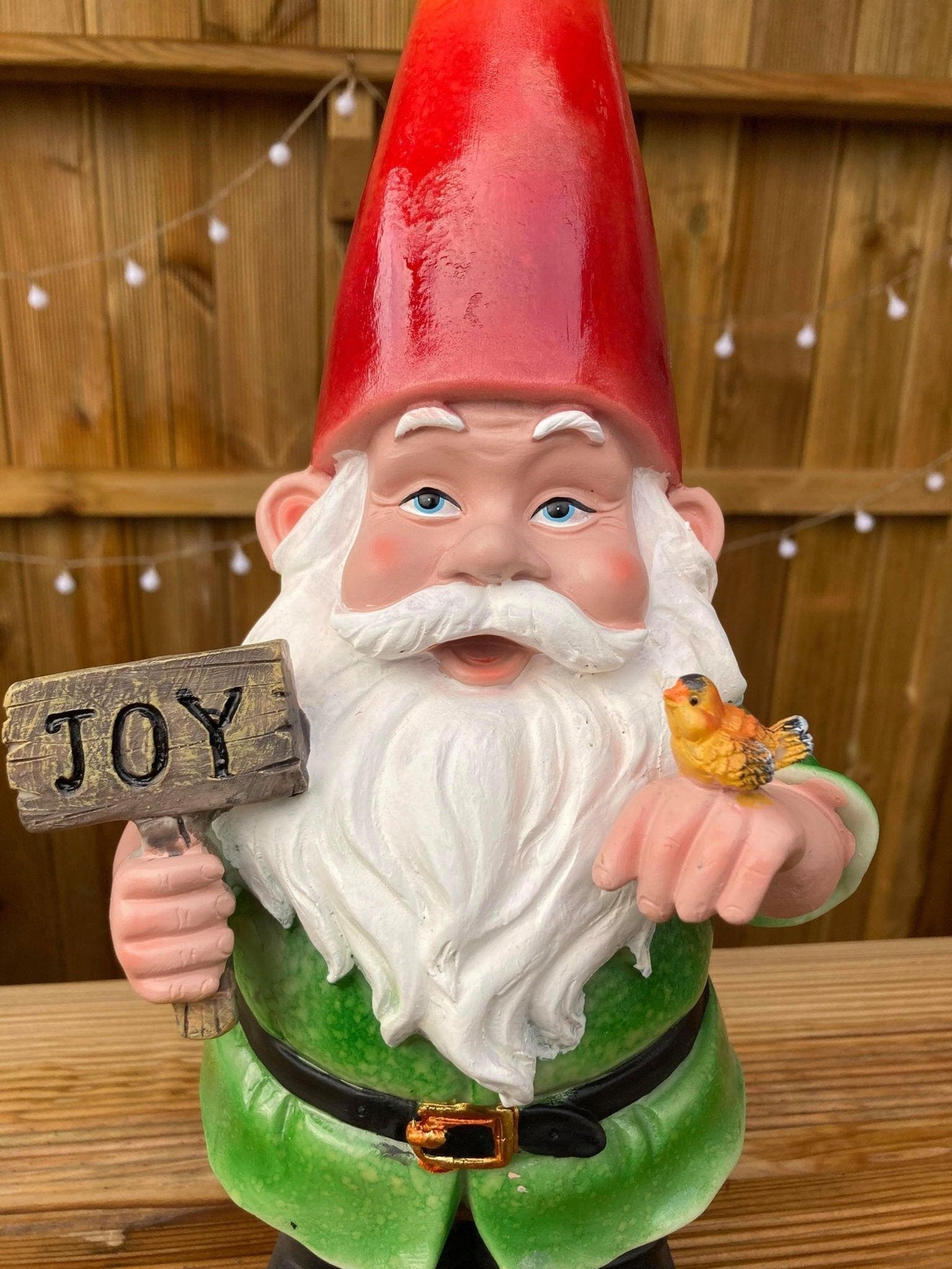 Watering Gnome and Joyful Gnome - Backyard Bliss