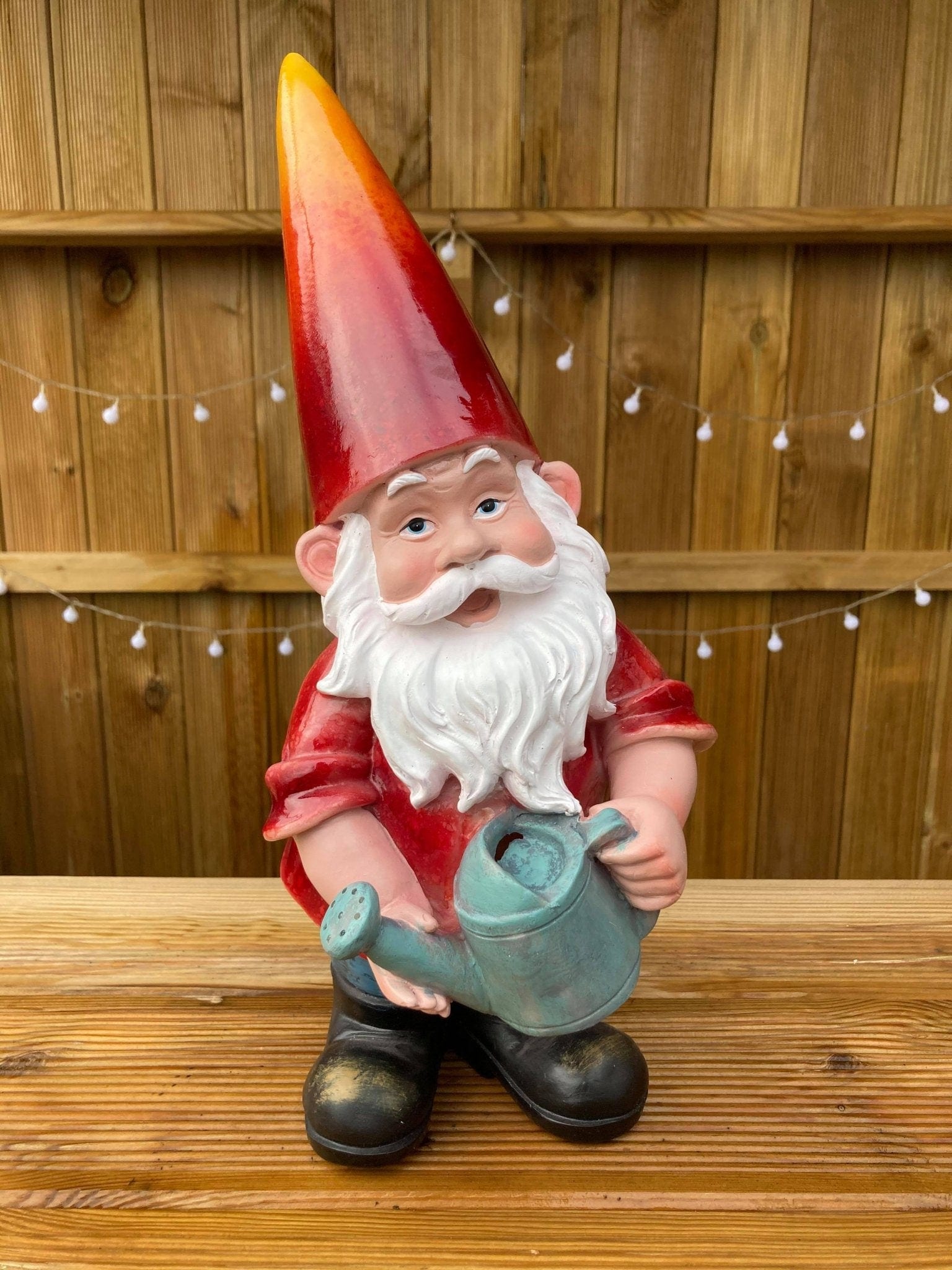 Watering Gnome and Joyful Gnome - Backyard Bliss