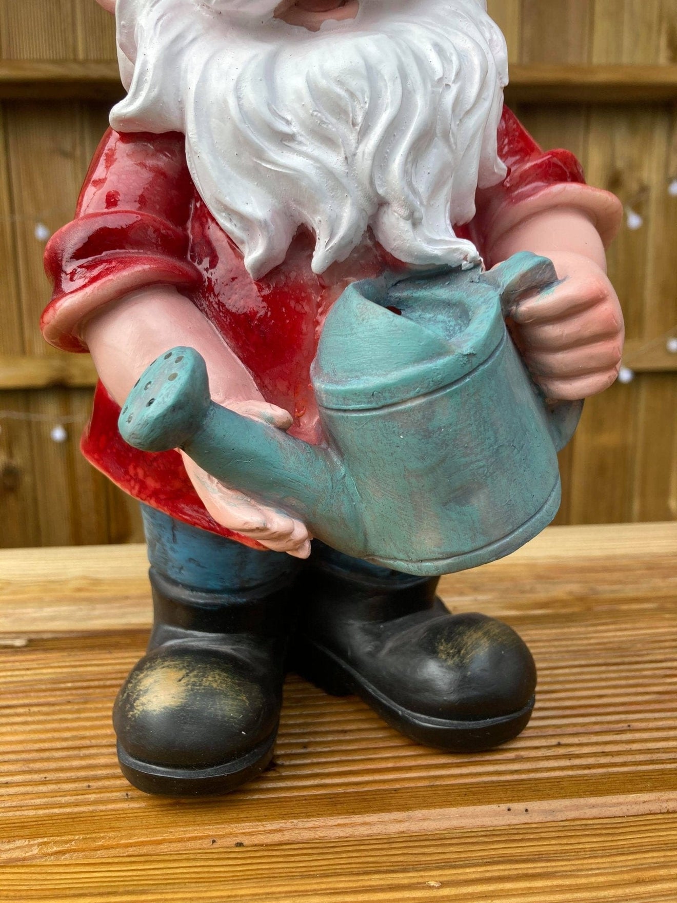 Watering Gnome and Joyful Gnome - Backyard Bliss