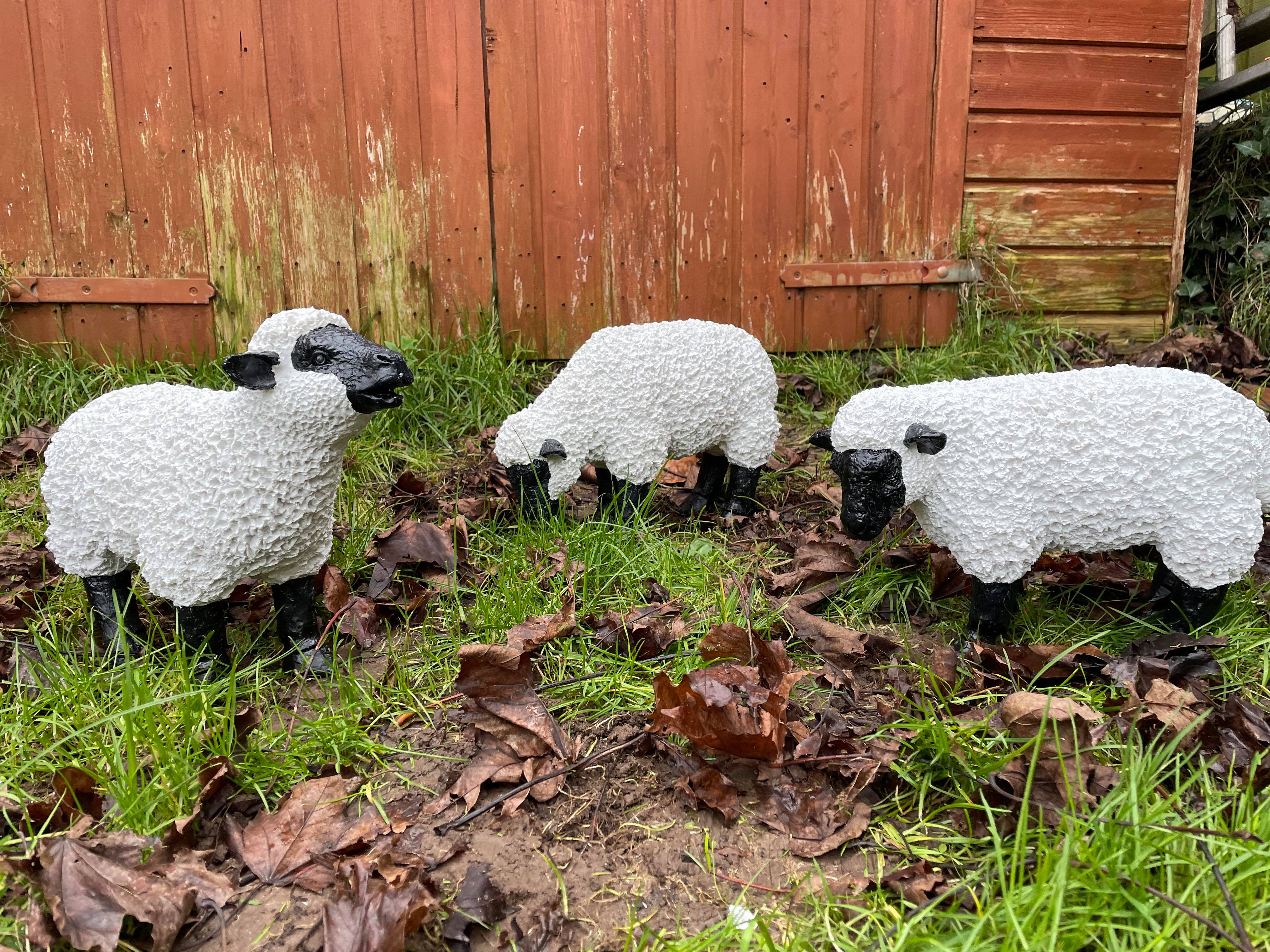 Fuzzy Sheep - Set of 3