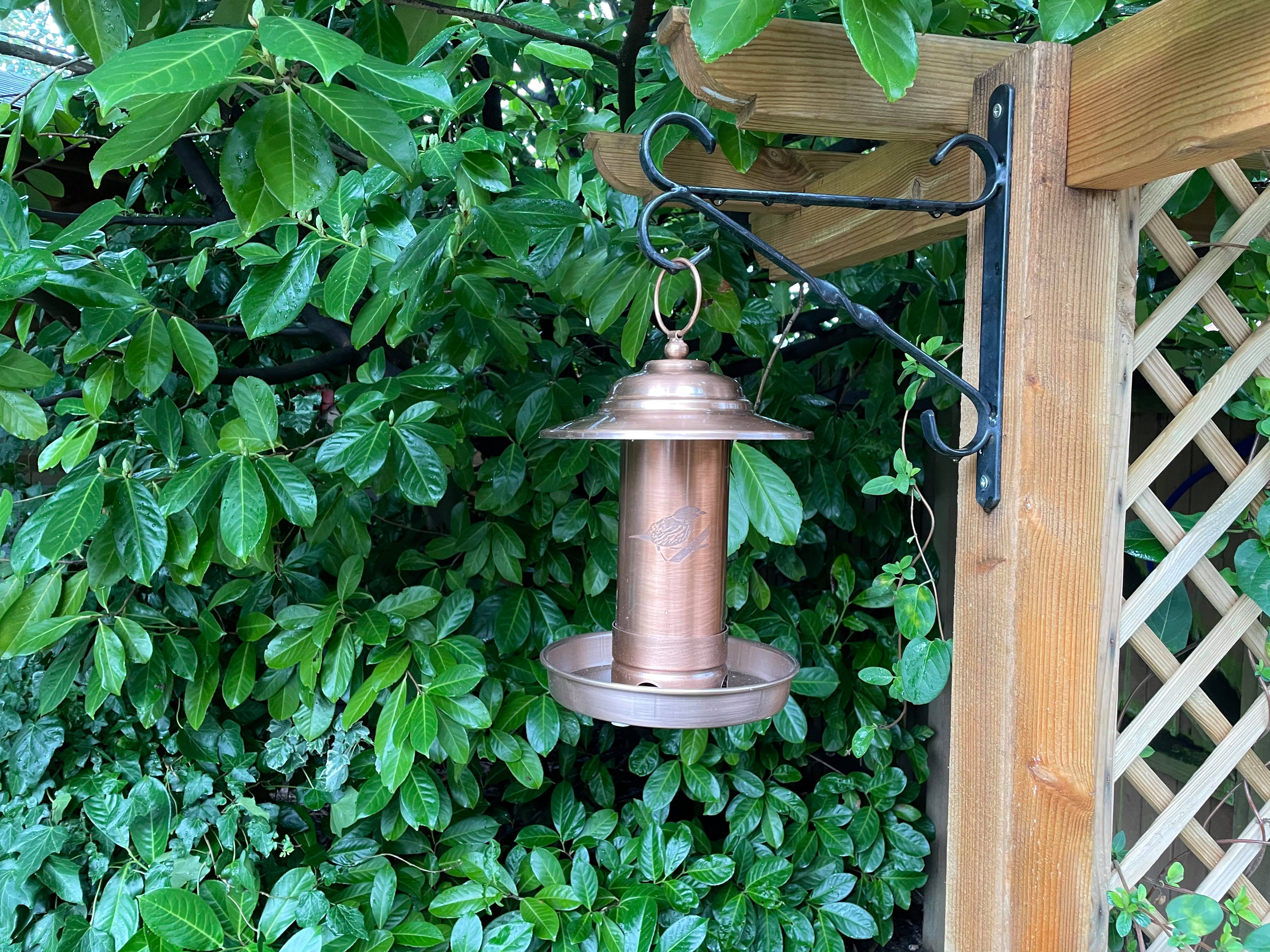 Copper Bird Feeder