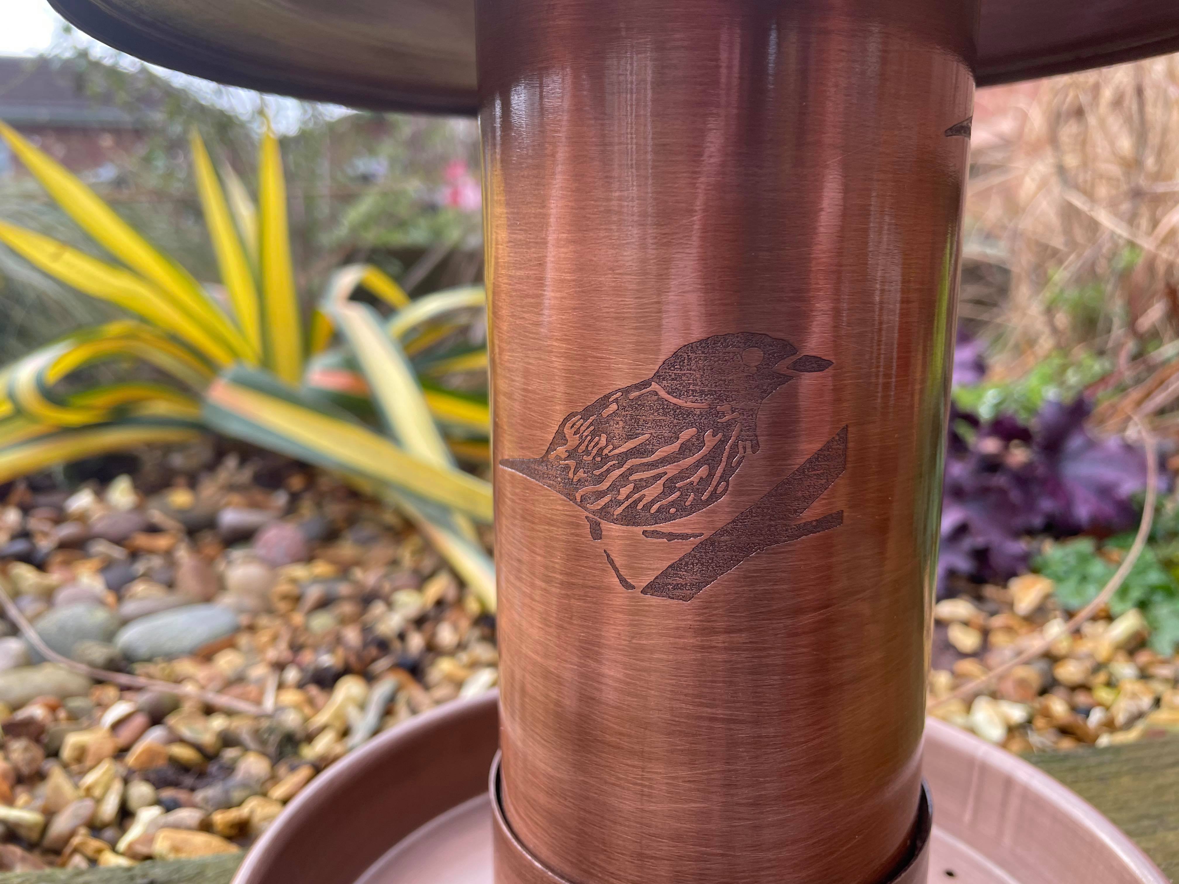 Copper Bird Feeder