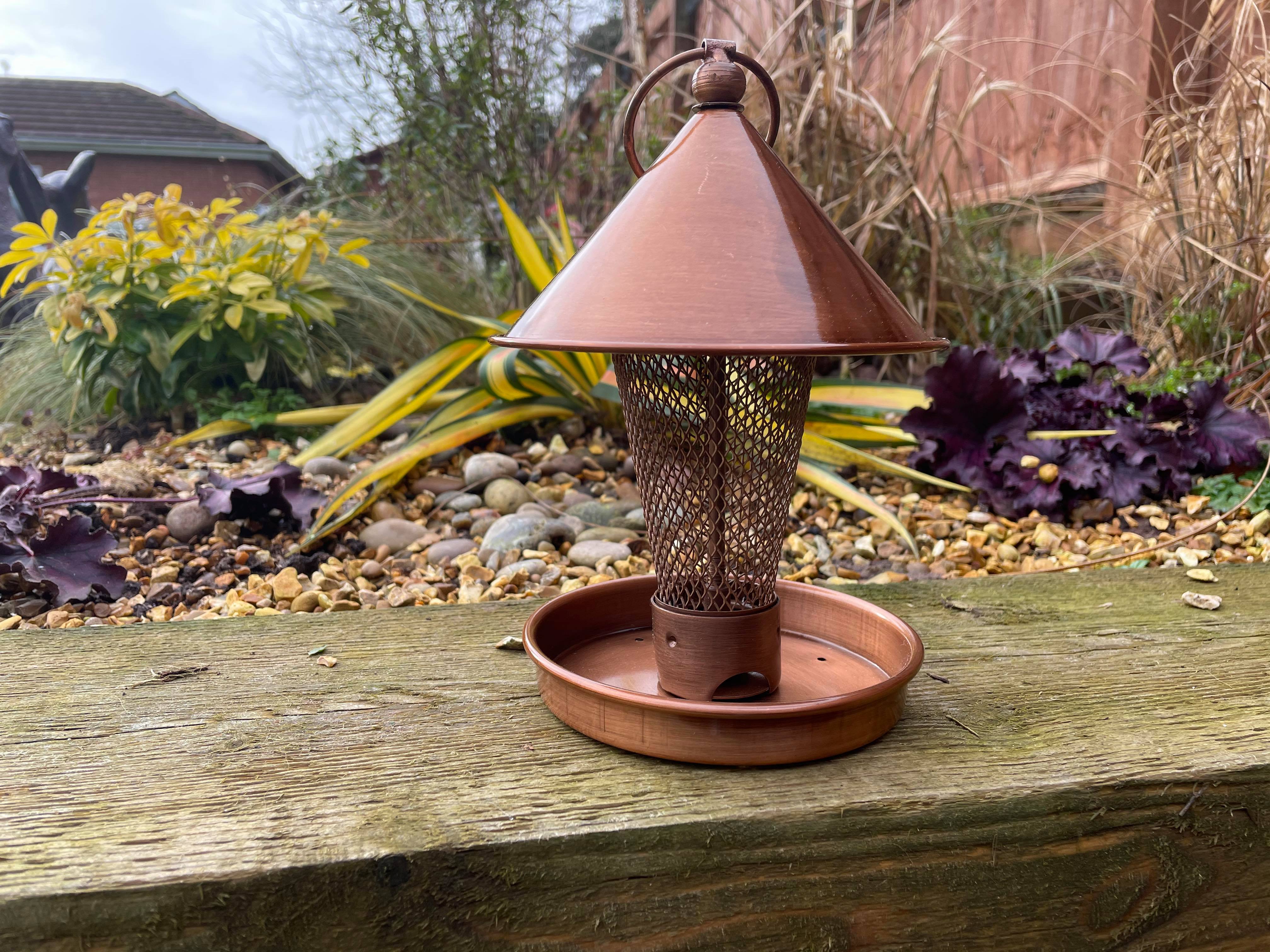 Copper Bird Feeder