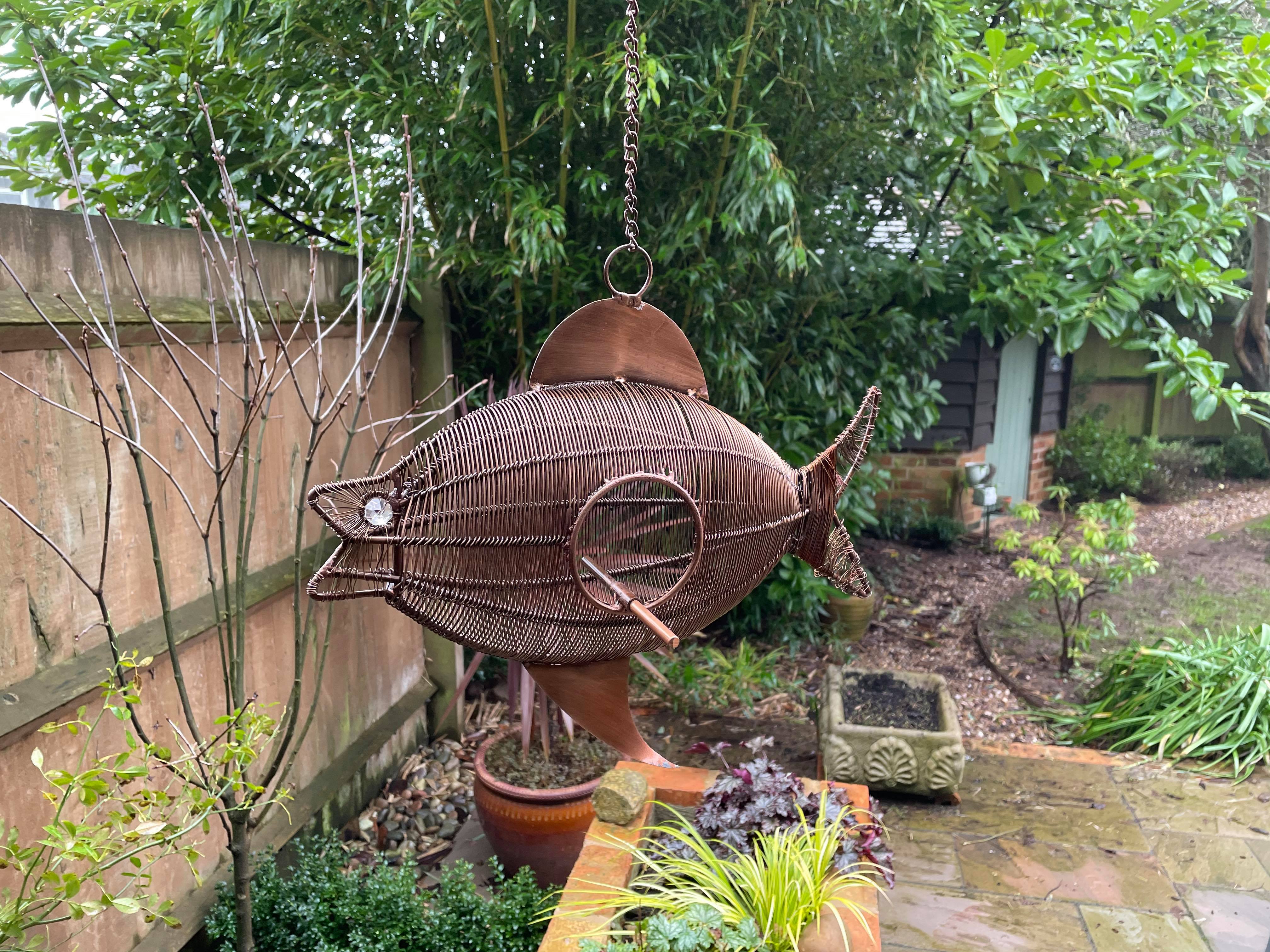 Fish Shaped Bird Feeder