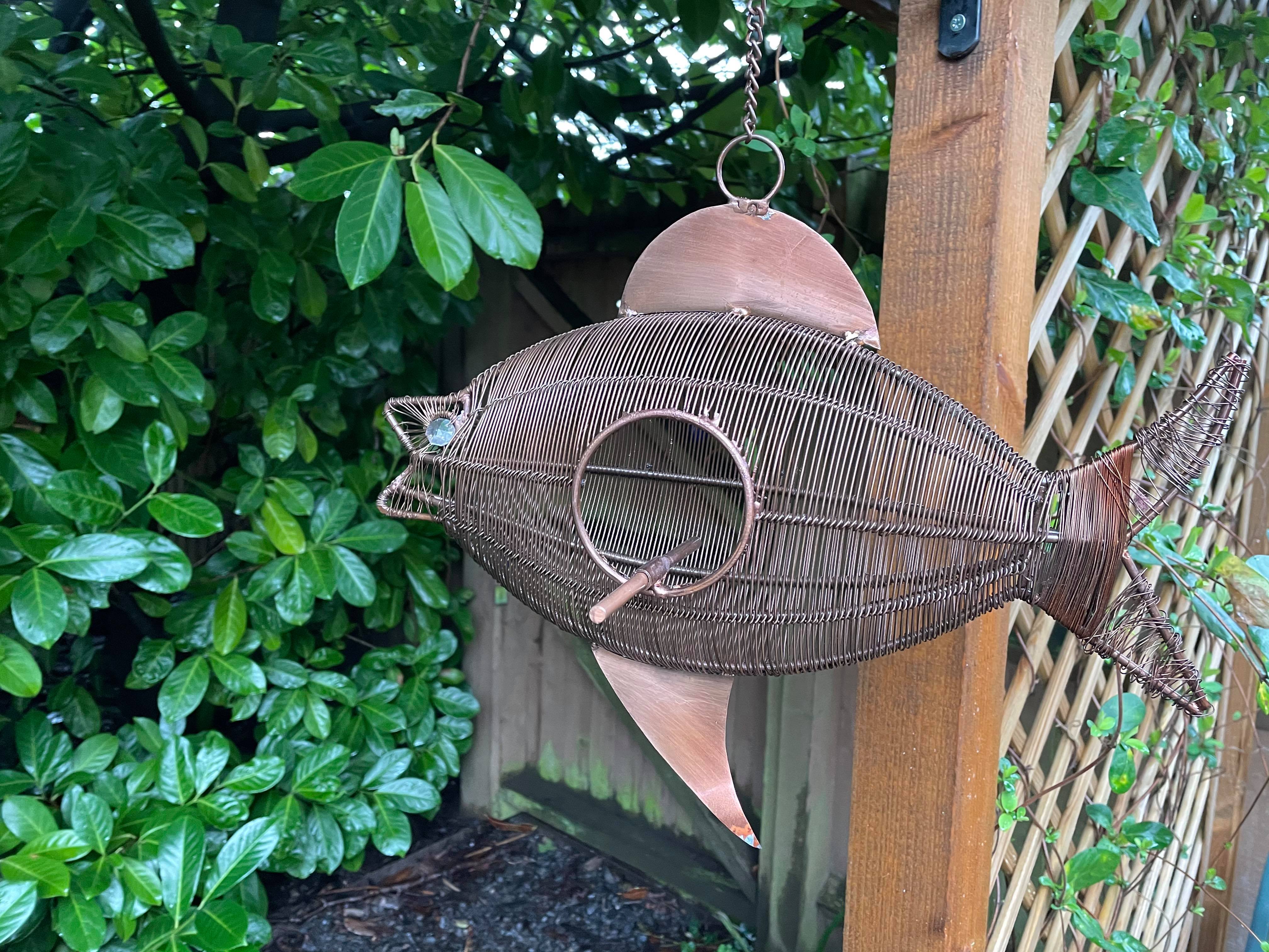 Fish Shaped Bird Feeder