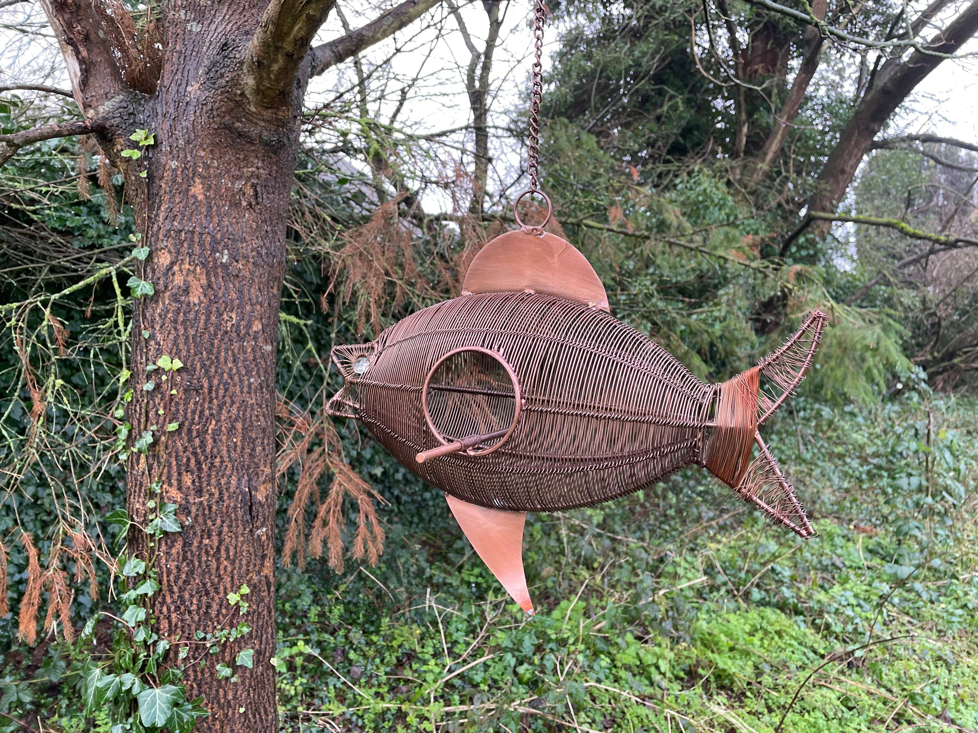 Fish Shaped Bird Feeder