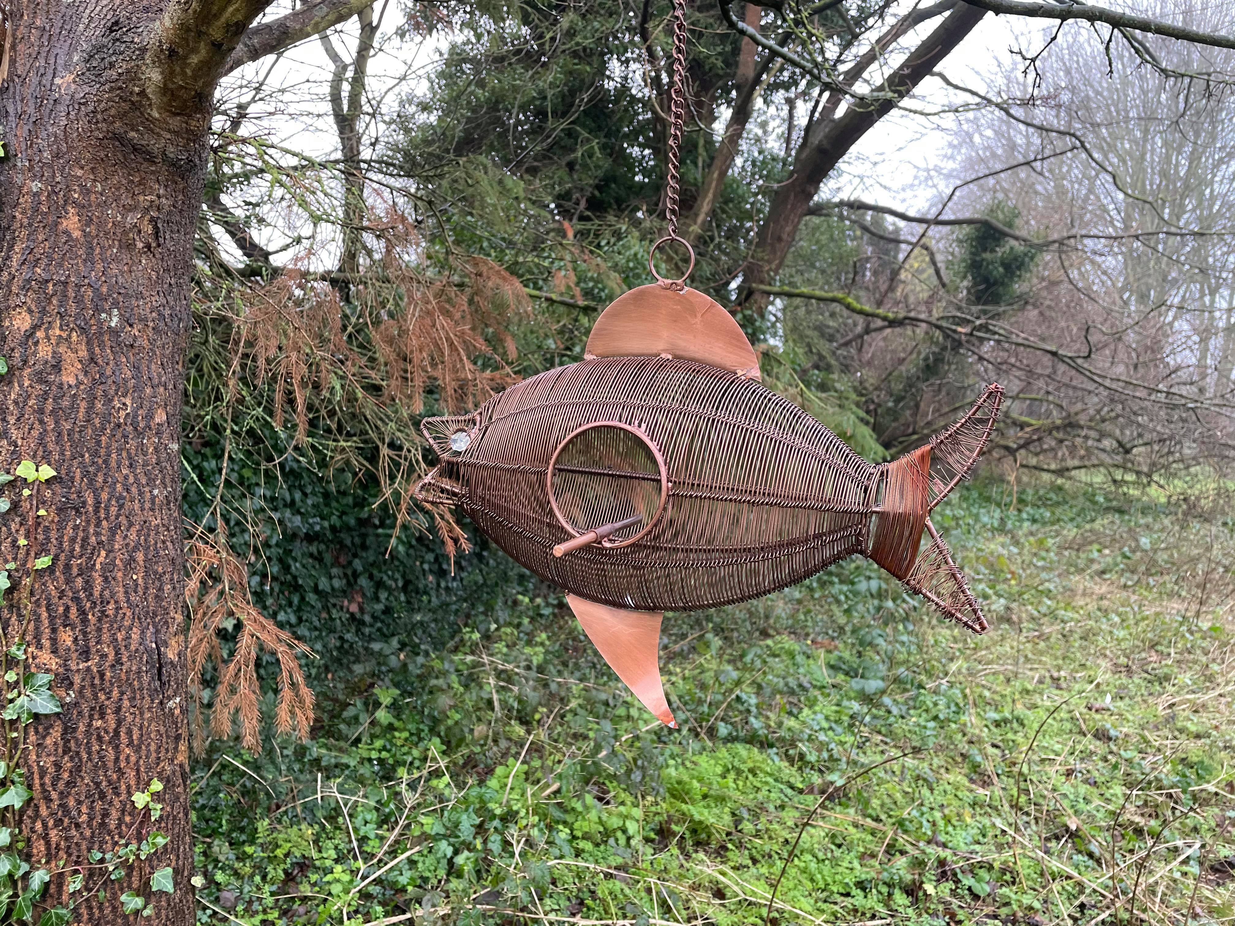 Fish Shaped Bird Feeder