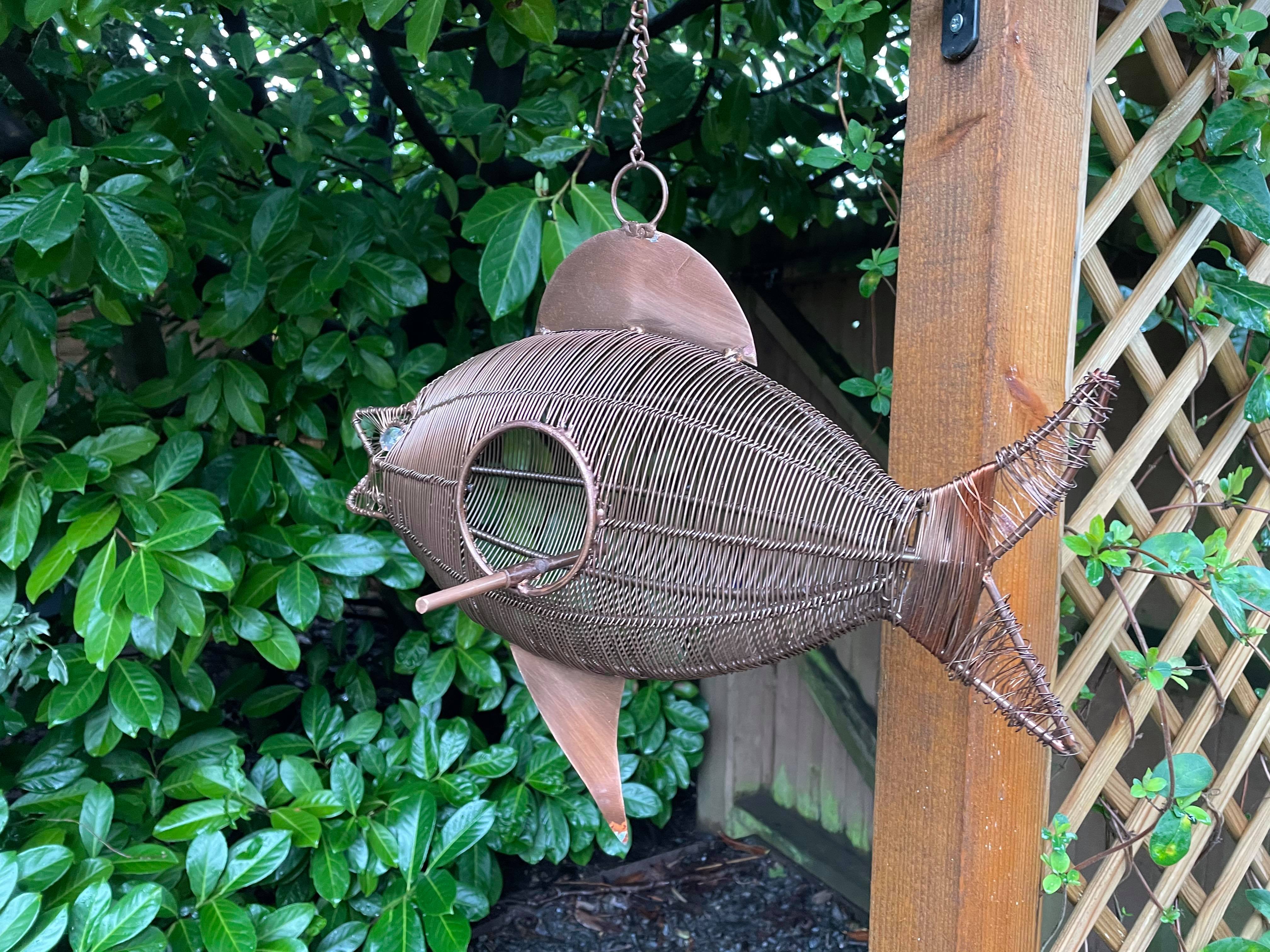 Fish Shaped Bird Feeder