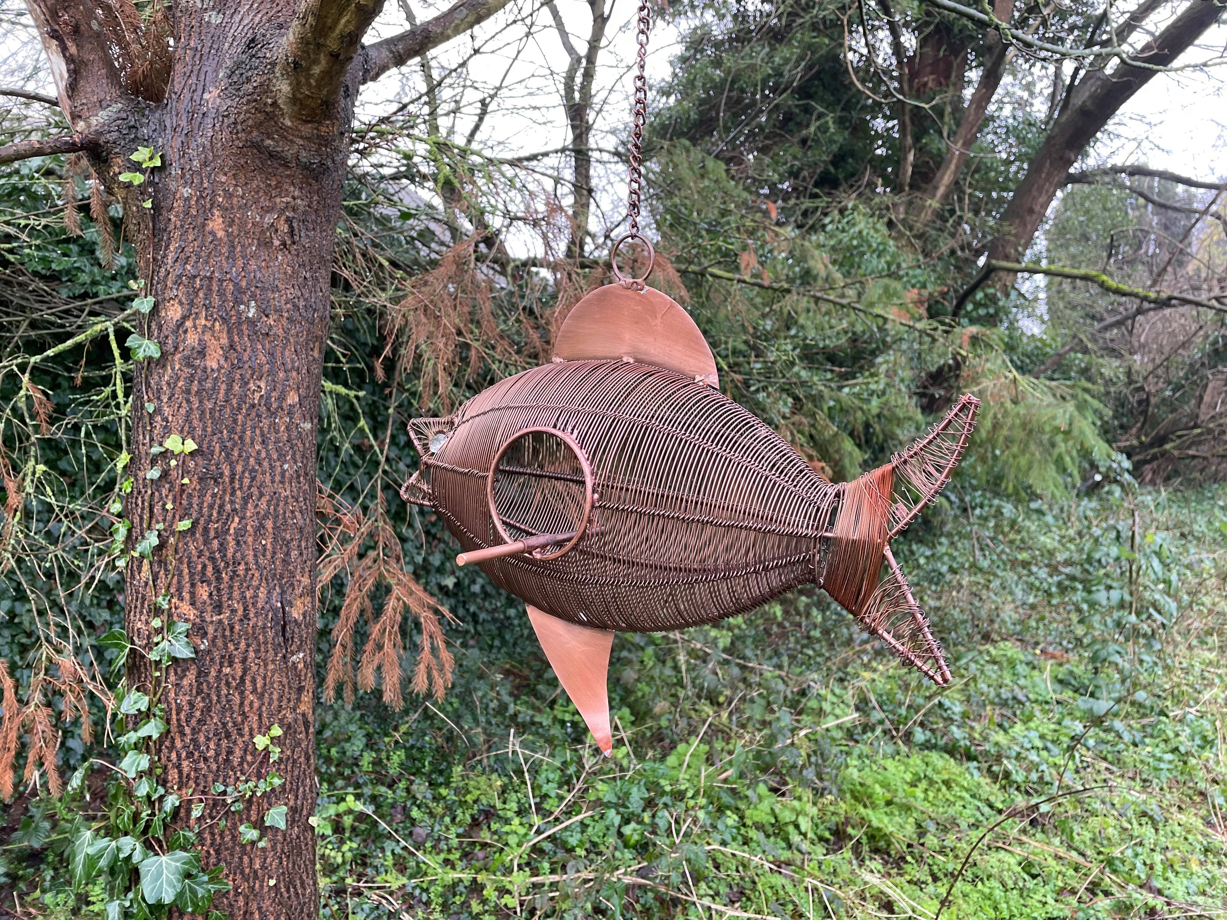 Fish Shaped Bird Feeder