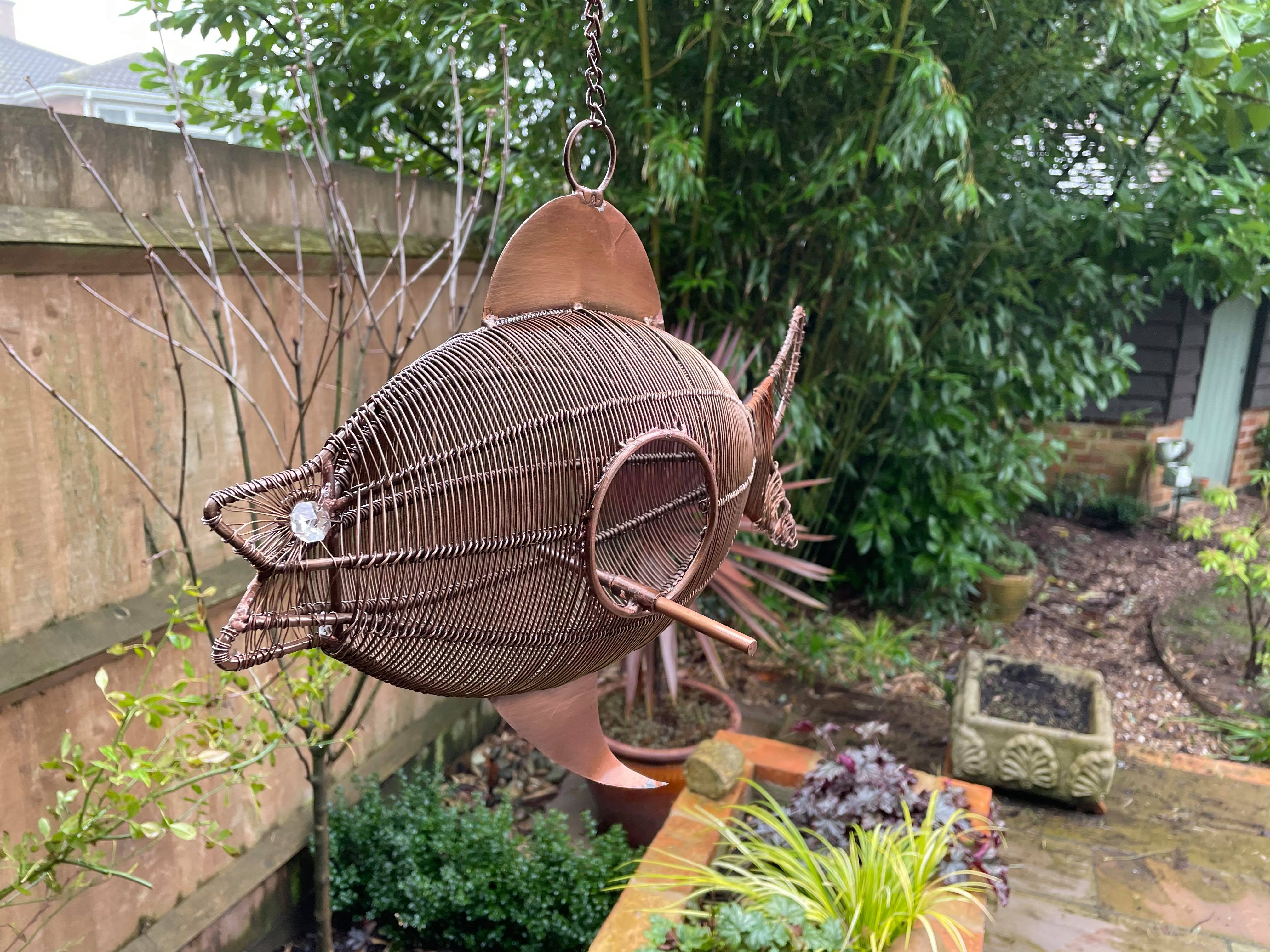 Fish Shaped Bird Feeder