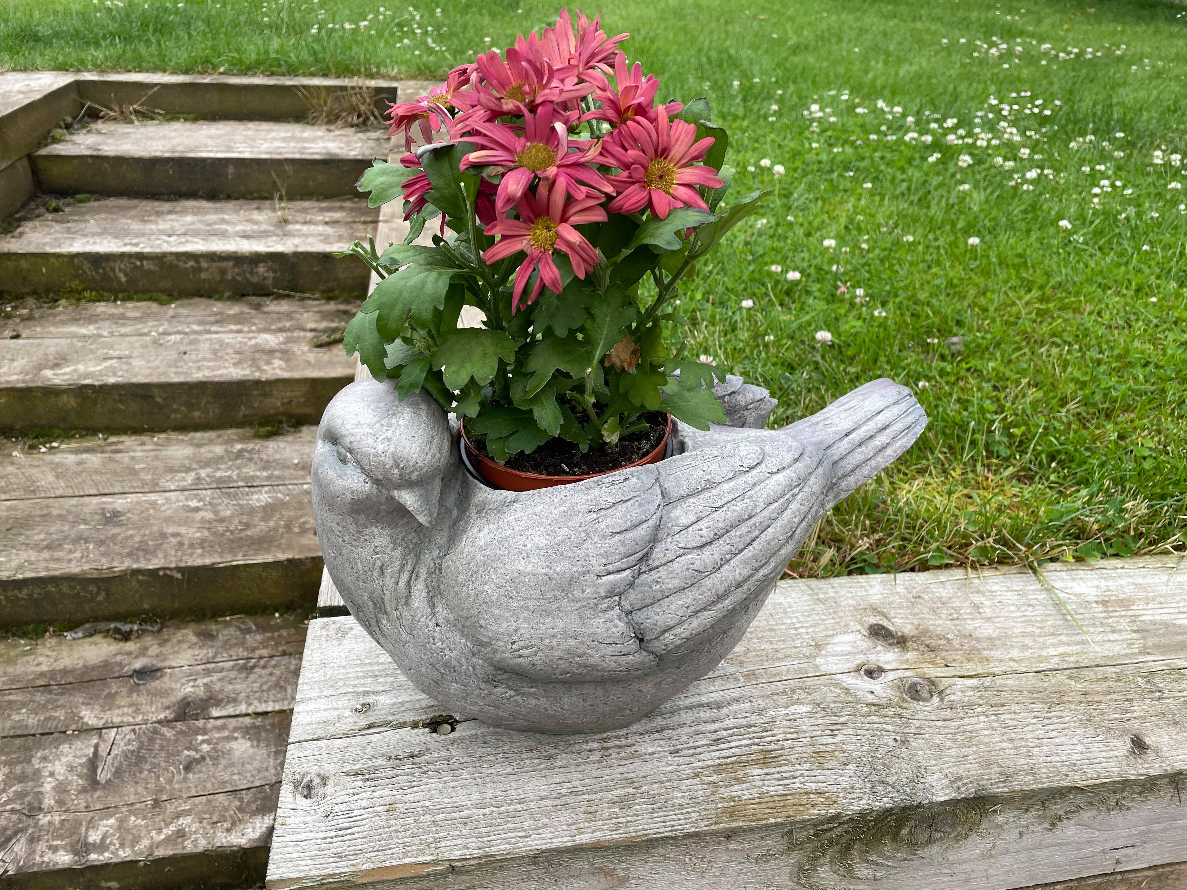 Grey Dove Planter