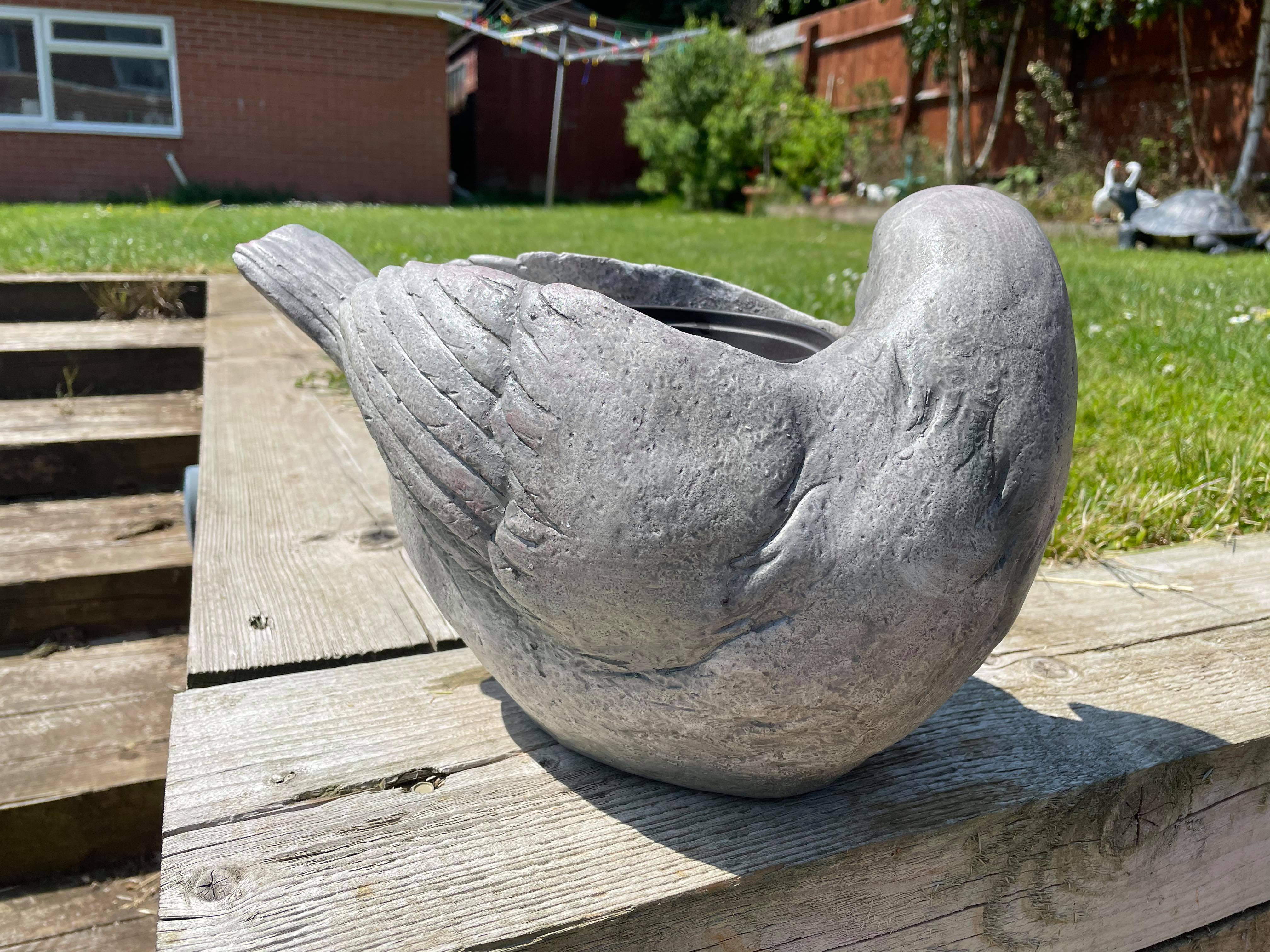 Grey Dove Planter