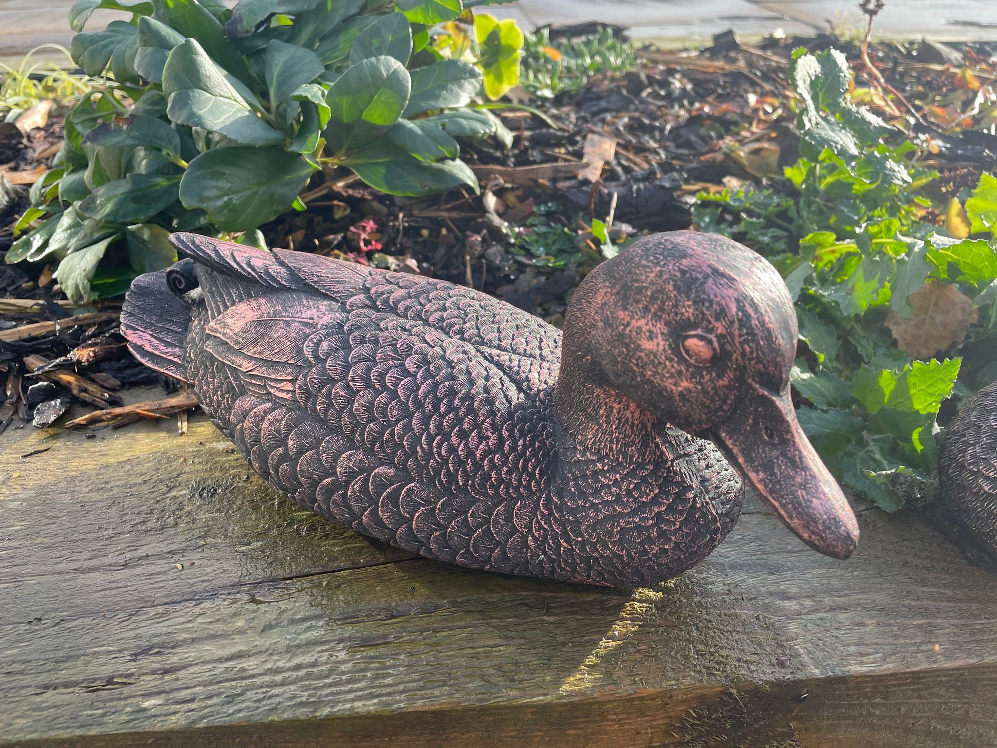 Pair of Bronze Ducks