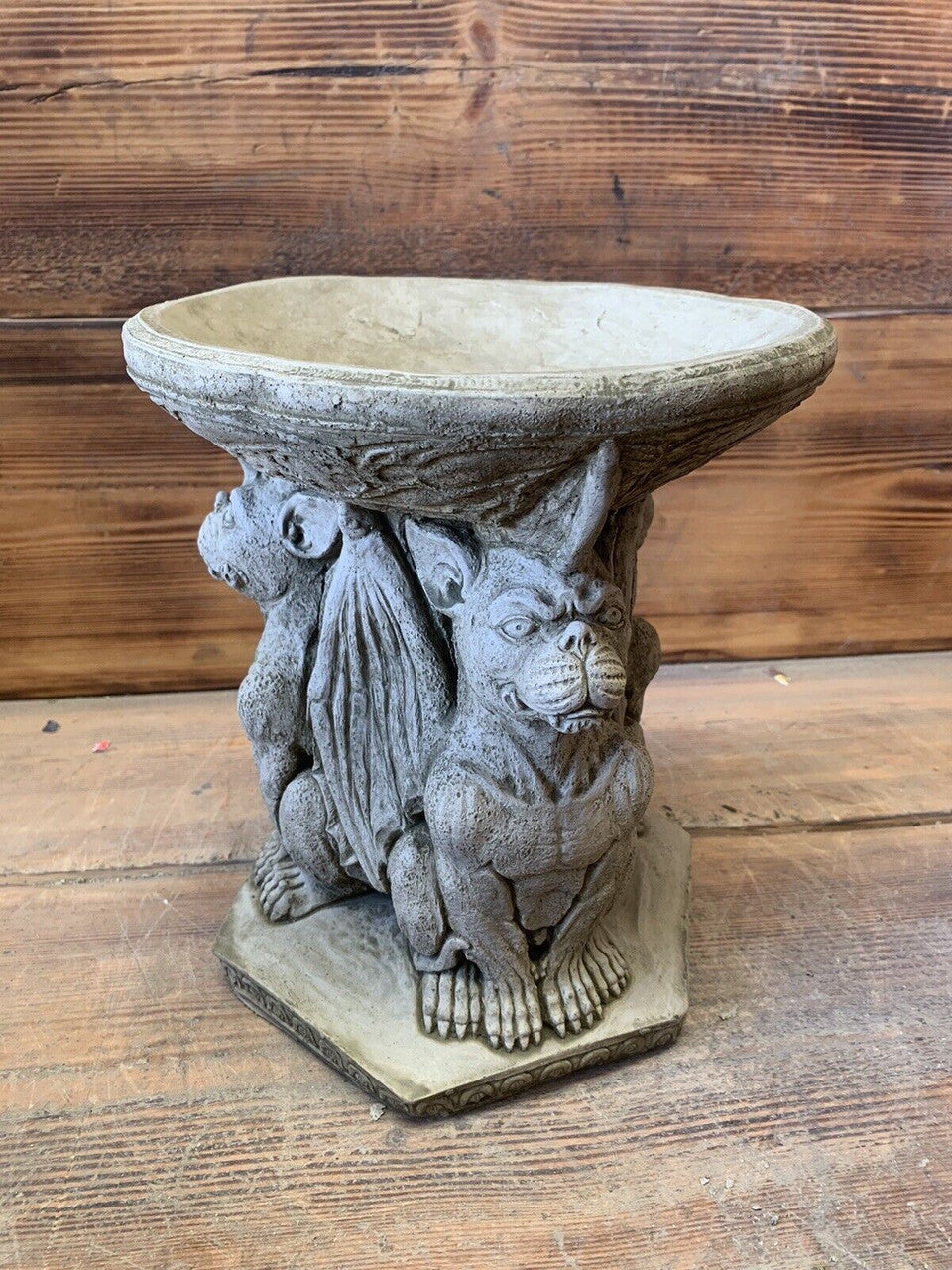 Gargoyle Bird Bath