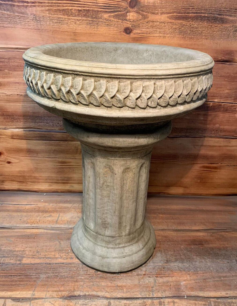 Roman Deco Inspired Bird Bath