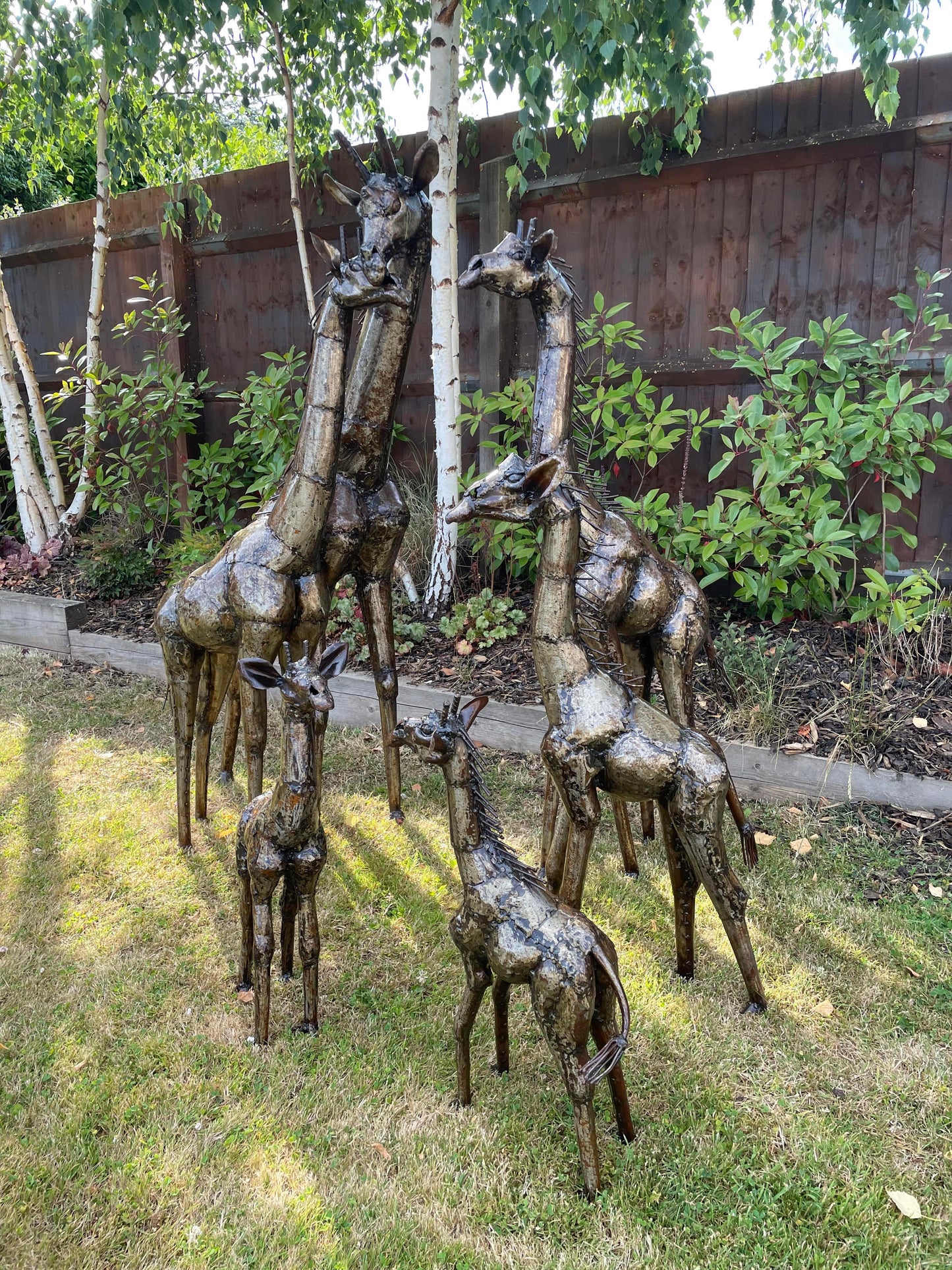 Gorgeous Giraffe Family Metal Set