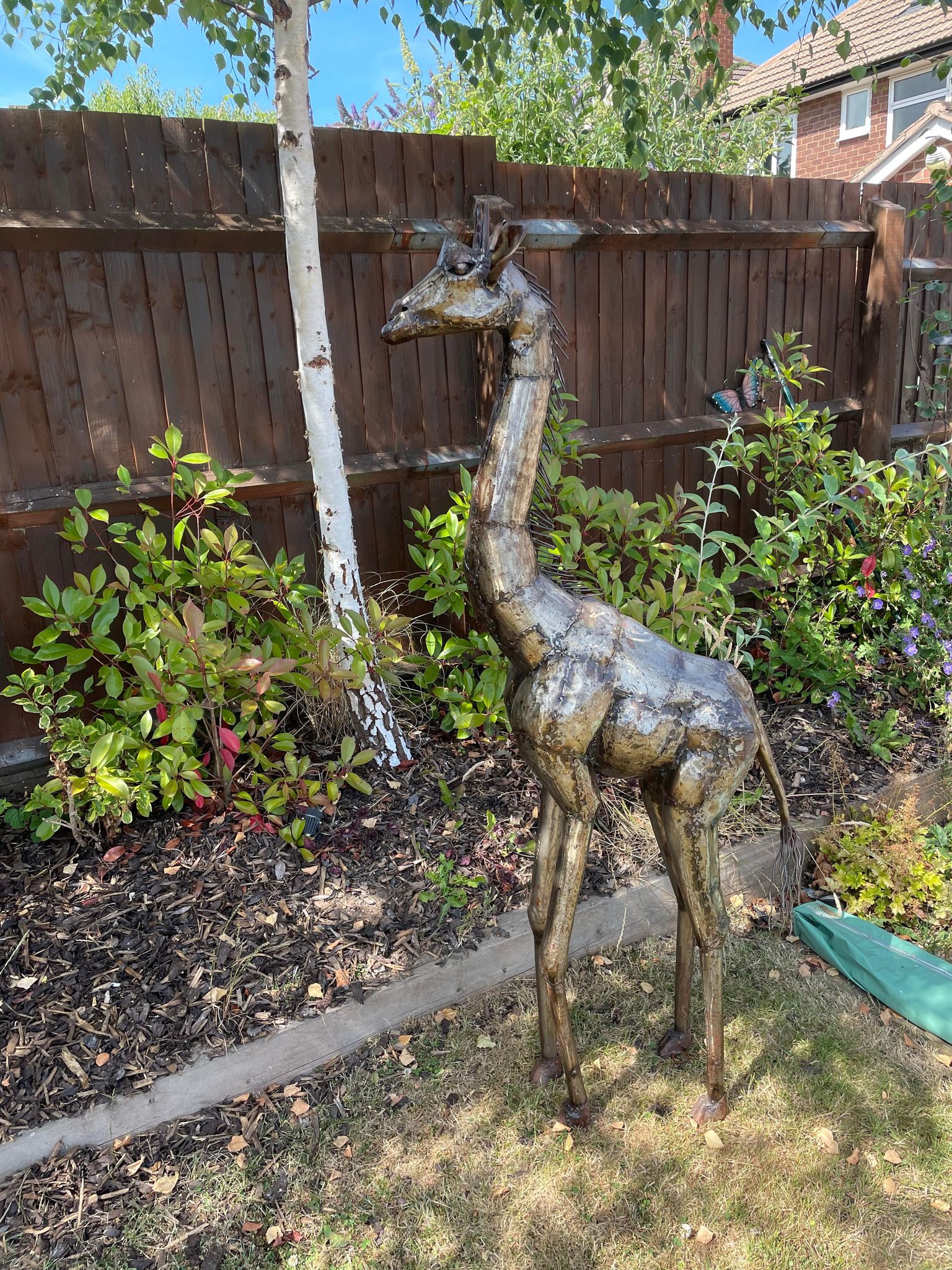 Large Metal Giraffe - 5ft