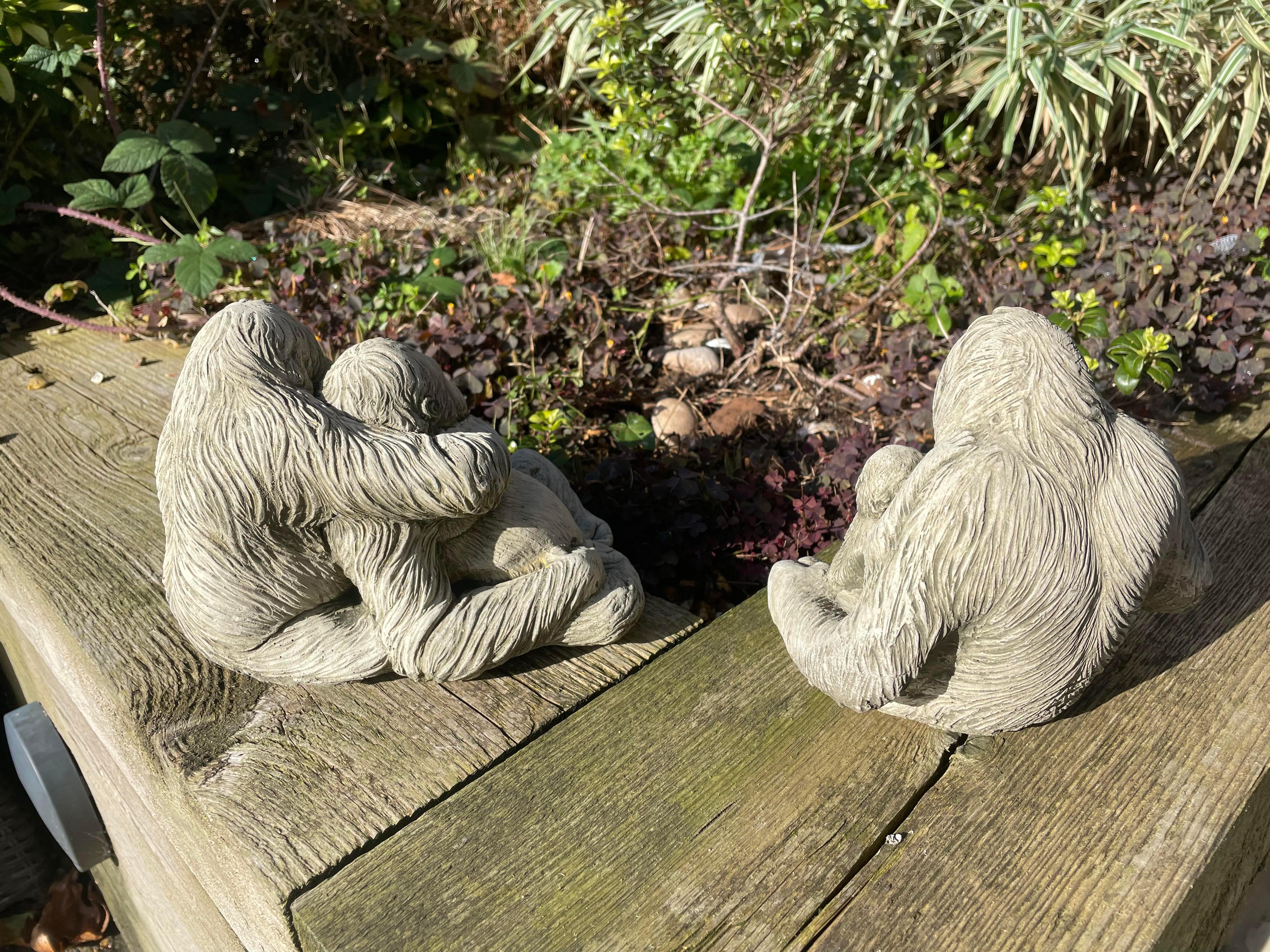 Orangutan Statue Set