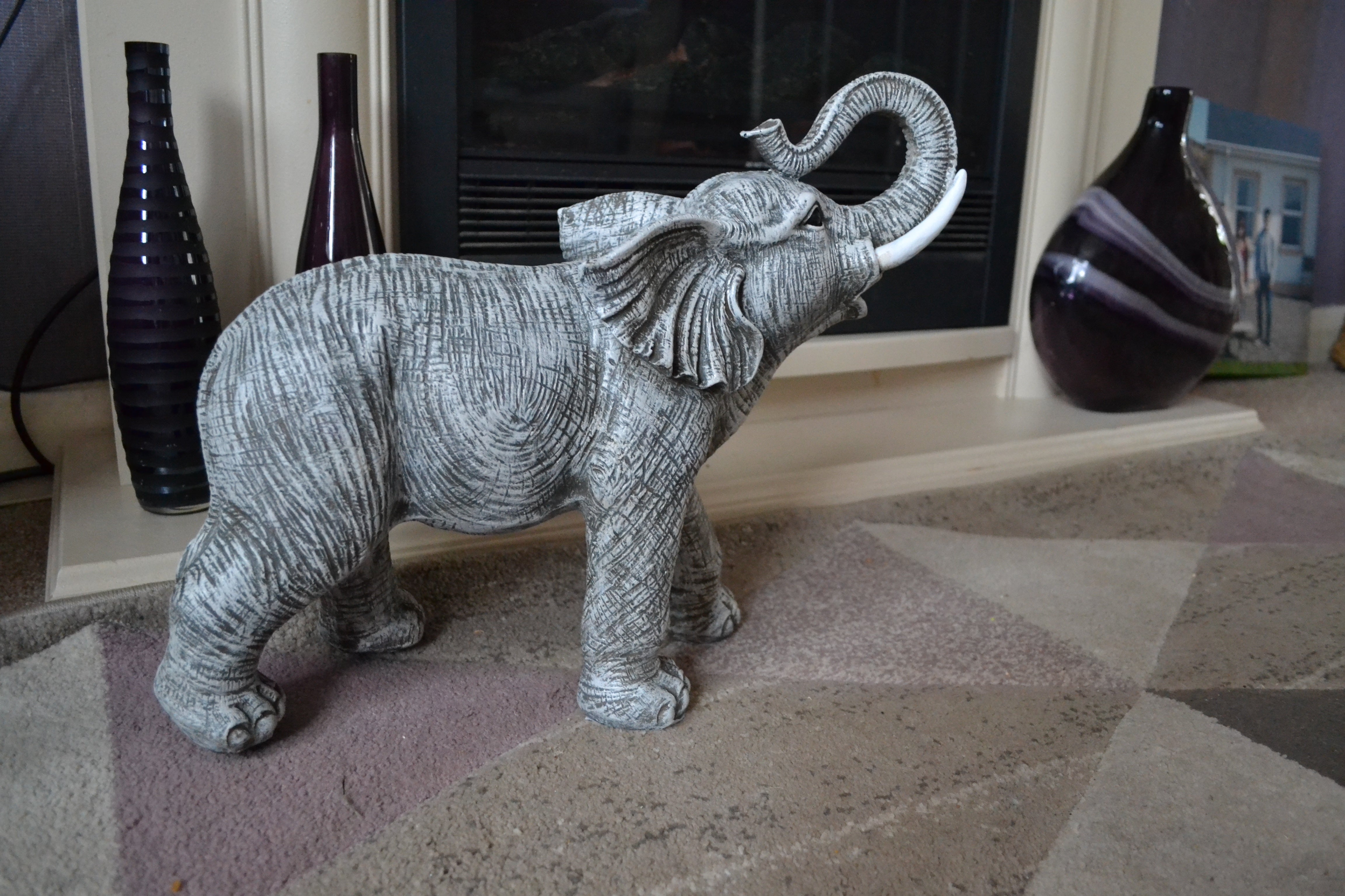 Lucky Light Grey Elephant