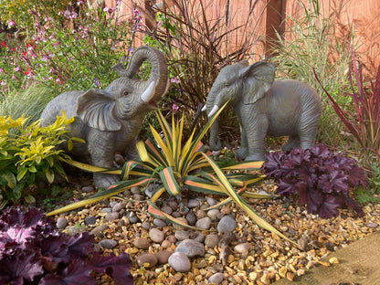 African and Lucky Elephant Set - Backyard Bliss