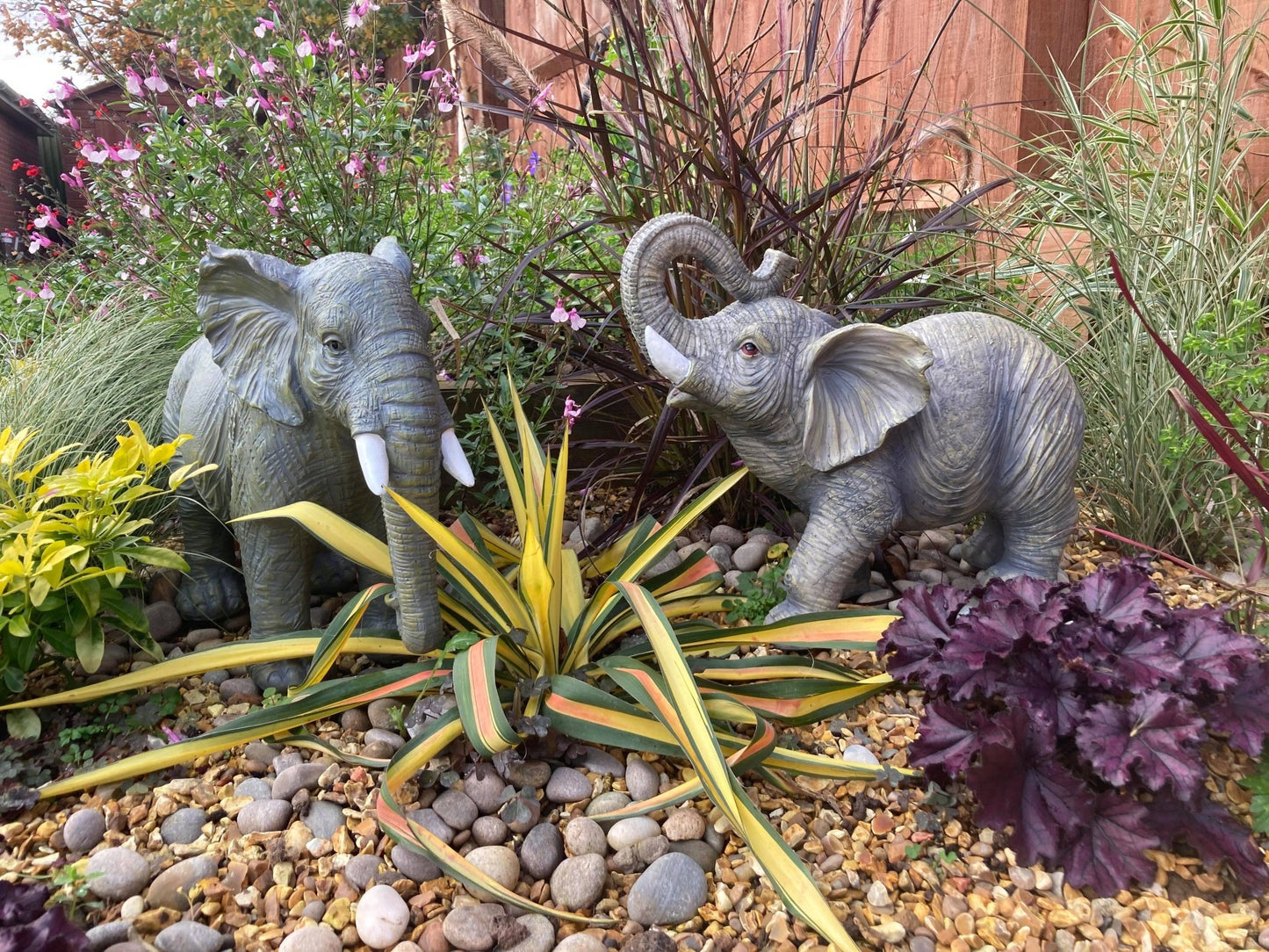 African and Lucky Elephant Set - Backyard Bliss