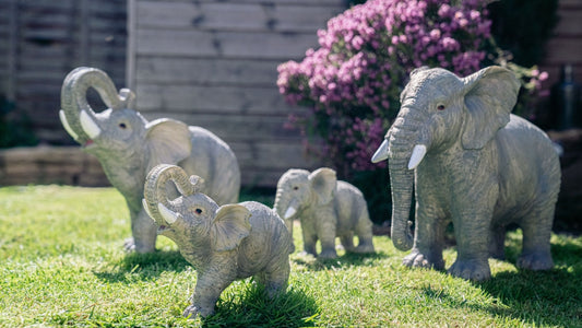 African and Lucky Elephant Set - Backyard Bliss