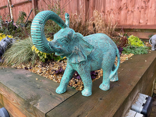 Aluminium Elephant - Backyard Bliss