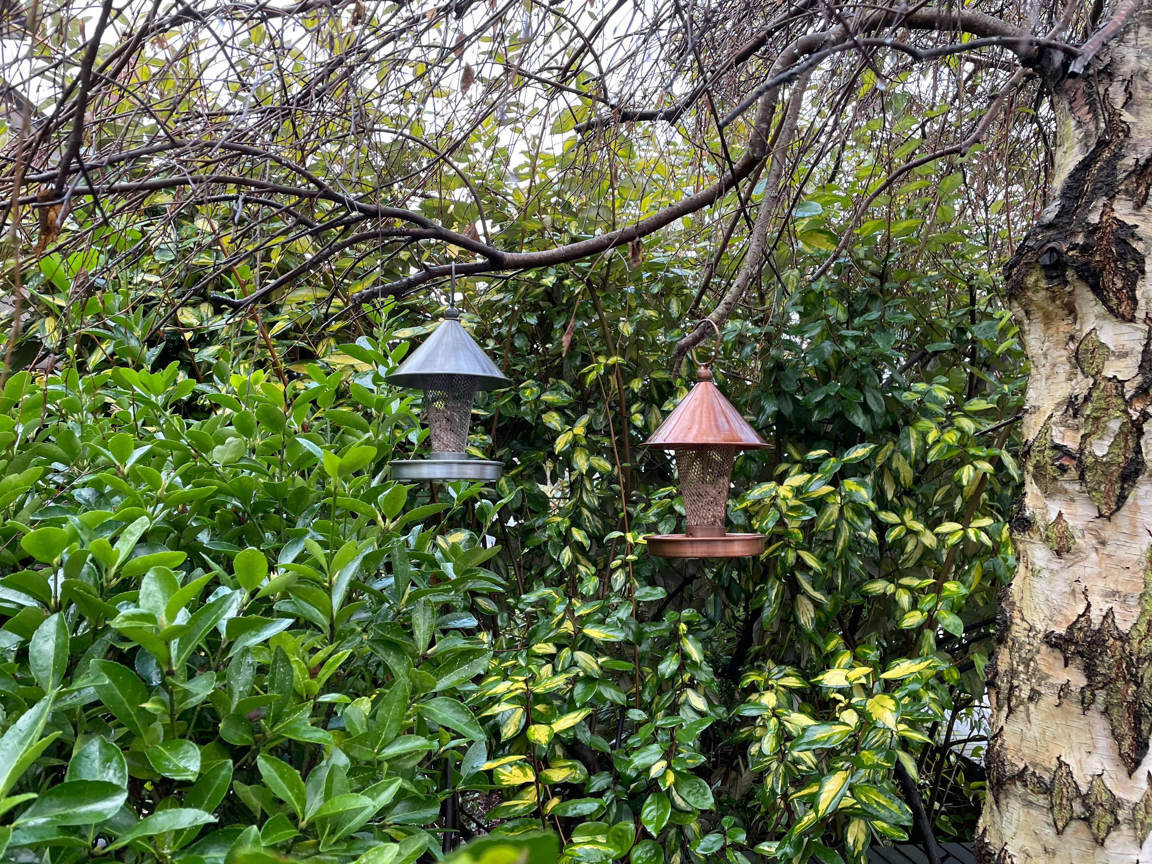 Metal Grate Bird Feeder