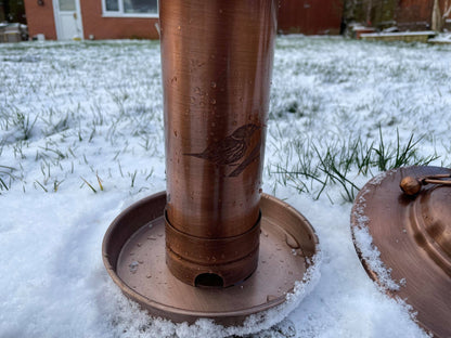 Copper Bird Feeder - Backyard Bliss