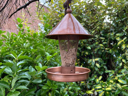 Copper Bird Feeder - Backyard Bliss