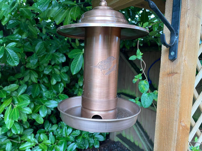 Copper Bird Feeder - Backyard Bliss